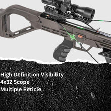 Load image into Gallery viewer, Lethal 405 FPS Crossbow Bundle with Case &amp; 100-Grain Broadheads - Ambidextrous