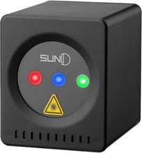 Load image into Gallery viewer, Mini RGB GOBO Projector - USB Rechargeable Sound Activated DJ Light for Events