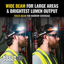Load image into Gallery viewer, 575 Lumens USB-C Rechargeable Headlamp with Adjustable Focus for Work &amp; Outdoors