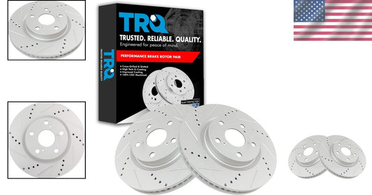 G-Coated Performance Brake Rotors - Direct Fit for 2007-2018 Toyota Vehicles