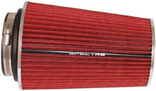 Load image into Gallery viewer, Universal Clamp-On High-Flow Air Filter: Red, 8.75” Height for Power &amp; Savings