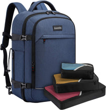 Load image into Gallery viewer, 17-Inch Laptop Travel Backpack with Packing Cubes - Perfect for Weekend Getaways