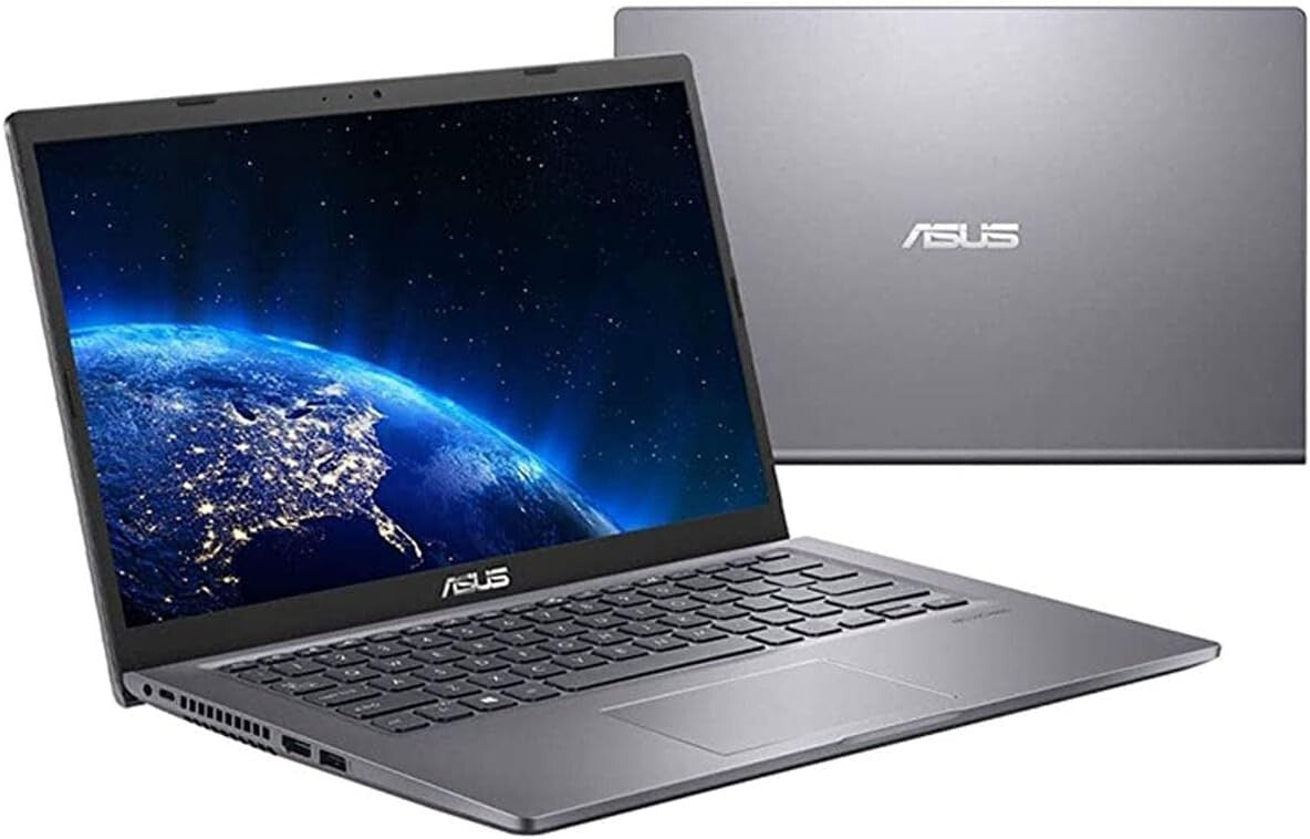 14 Inch ASUS VivoBook 14 Laptop - Fast Intel i3, 4GB RAM, 128GB SSD, Slate Grey