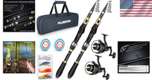 Load image into Gallery viewer, Sensitive and Strong Telescopic Fishing Rod Package - Ideal for Bass Fishing