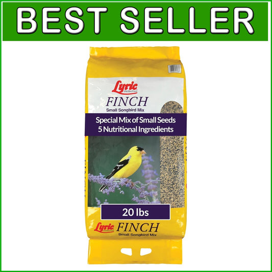 All-Natural Small Songbird Seed Mix for Feeding Wild Finches - 20 lb. Pack