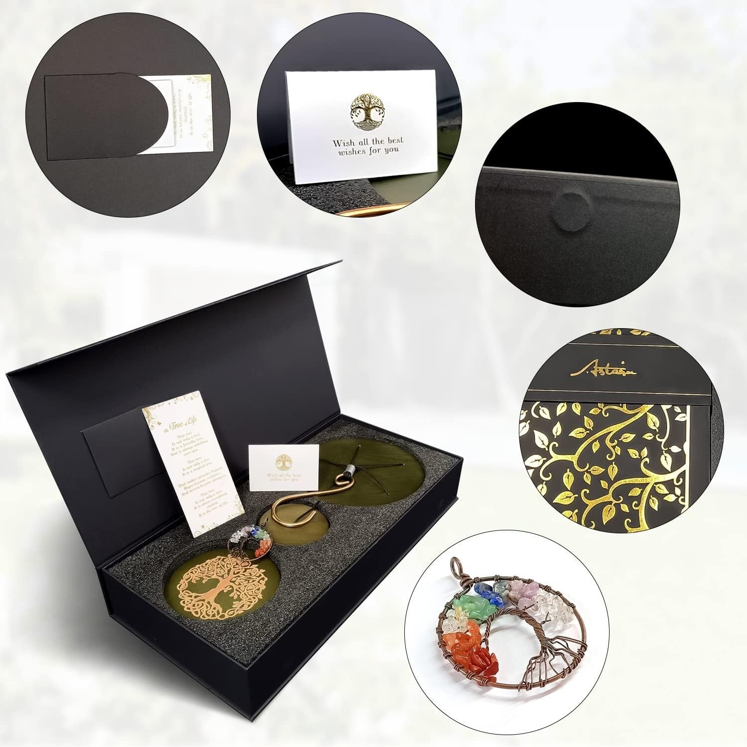 Gold Finish Memorial Wind Chimes - Beautiful Garden Decor Gift for Loved Ones