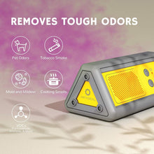 Load image into Gallery viewer, 1,000mg/h Portable Ozone Generator - Yellow Odor Eliminator for Small Spaces