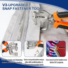 Load image into Gallery viewer, Lightweight Leather Snap Kit with 90 Durable Snaps &amp; User-Friendly Pliers
