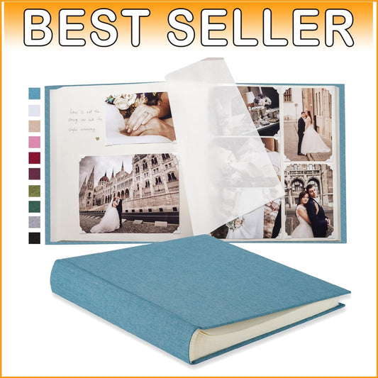 Elegant 100-Page DIY Photo Album for Weddings, Anniversaries & Family Memories