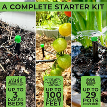 Load image into Gallery viewer, Premium Drip Irrigation System with UV Resistant Tubing - Garden Essential Kit