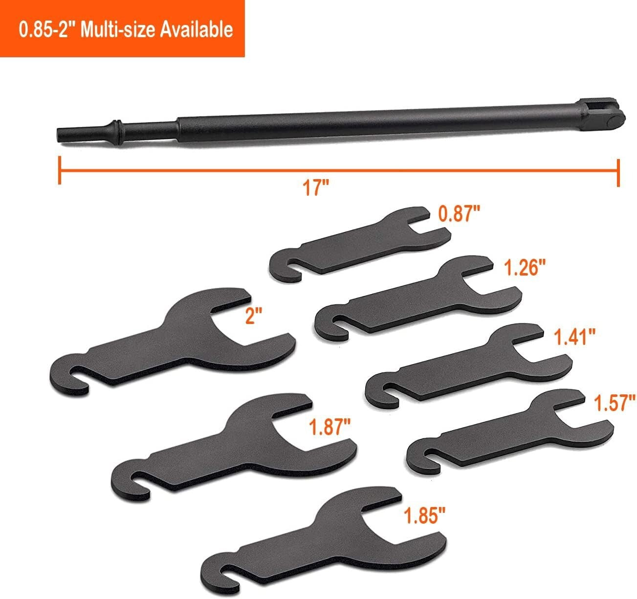Heavy Duty Fan Clutch Wrench Set Compatible with 4.3L, 5.0L, 5.7L GM Engines