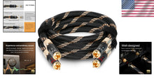 Load image into Gallery viewer, 4.9ft HiFi RCA Interconnect Cable - Secure Lock Design with Ultra-Pure Copper