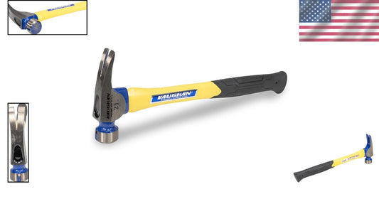 California Framer Hammer 21 oz - Shock Absorbent Fiberglass Handle & Steel Head