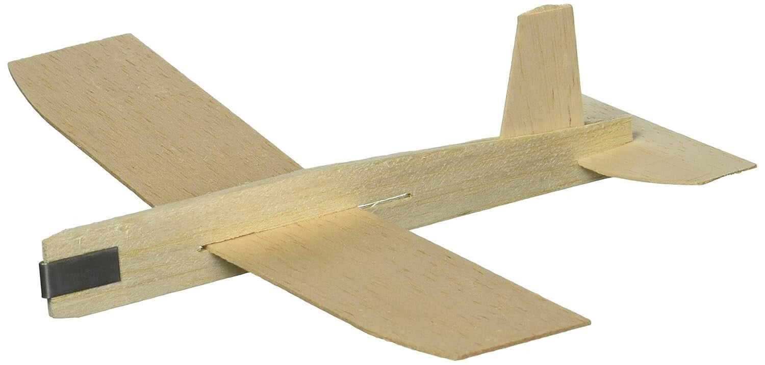 Balsa Wood Glider Model Planes - Perfect for Parties, STEM, and Camps