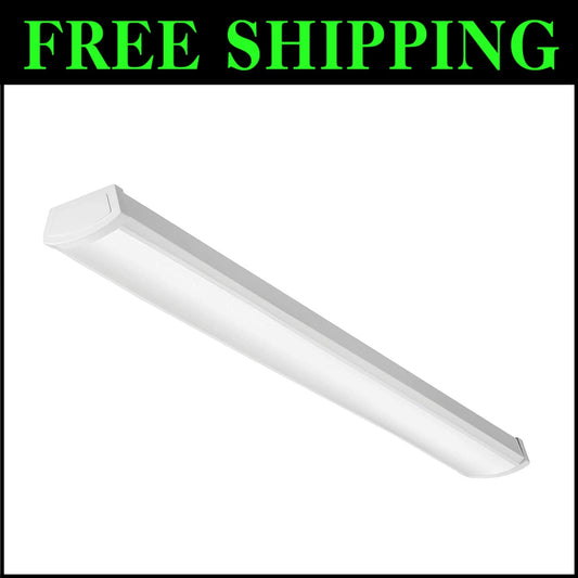 Versatile 48-Inch LED Ceiling Light - Cool White Flush Mount for Modern Spaces