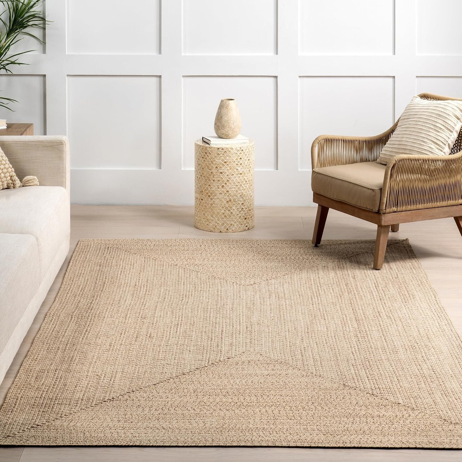 Durable 2' x 8' Hand Braided Indoor/Outdoor Area Rug - Pet-Friendly Luxury