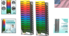 Load image into Gallery viewer, Space-Saving 16-Tier Wall File Holder with Hooks - Perfect for Home and Office