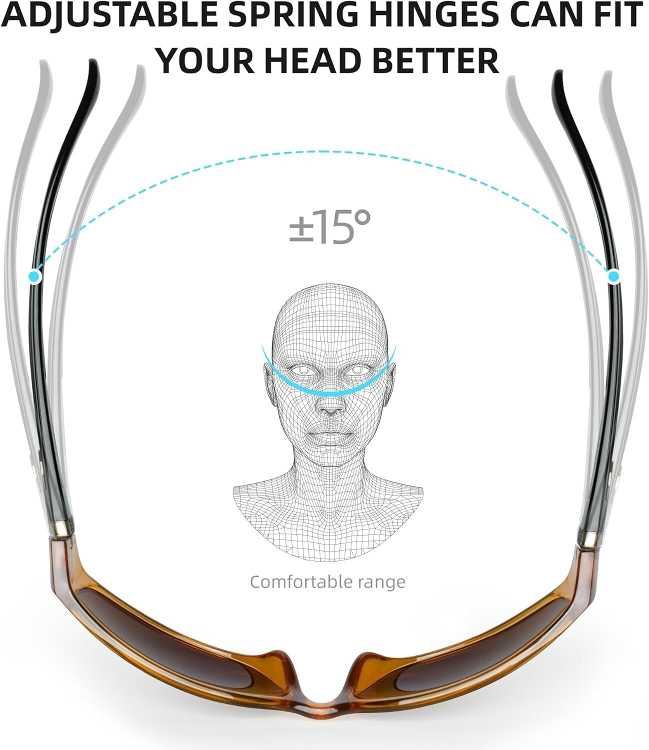 Stylish BNUS Polarized Sunglasses with Corning Glass - UV Protection & Comfort