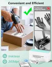 Load image into Gallery viewer, High-Speed Bluetooth Shipping Label Printer - Compatible with Major Platforms