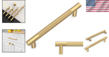 Load image into Gallery viewer, Champagne Bronze 5-Inch Drawer Pulls for Kitchens - 10 Pack Stylish Hardware