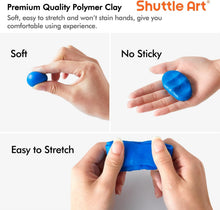 Load image into Gallery viewer, Oven-Bake Polymer Clay Kit - 82 Colors with Tools &amp; Accessories for DIY Projects