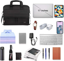 Load image into Gallery viewer, Unisex 17-Inch Professional Briefcase - Waterproof Laptop Carrier with Pockets