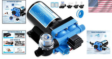 Load image into Gallery viewer, Versatile 12 Volt Water Pump with 55PSI Pressure - Perfect for RVs &amp; Marine Use