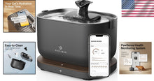 Load image into Gallery viewer, App-Enabled Pet Water Fountain - 2.5L Stainless Steel with Health Monitoring