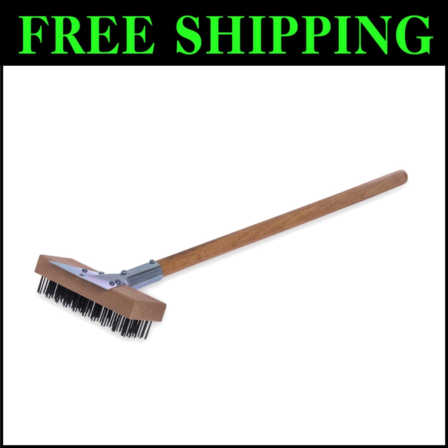 High-Strength Grill Brush with Stainless Steel Scraper - Perfect for Heavy Duty