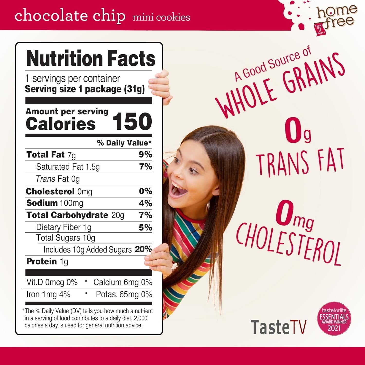 Kids Love These Gluten-Free Chocolate Chip Cookies - Nut-Free & Vegan, 30 Packs