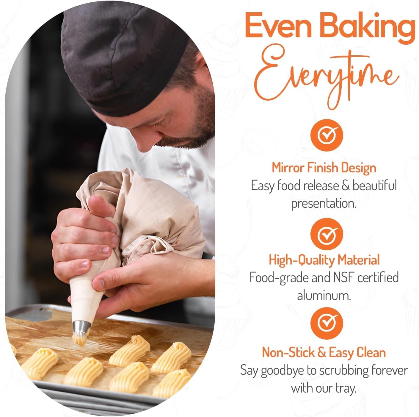 Professional-Grade 12 Pack Aluminum Sheet Pan 18 x 26 - Satisfaction Guaranteed