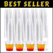 Load image into Gallery viewer, Clear Disposable Shot Glasses 1 oz - Perfect for Wine and Whiskey Tasting