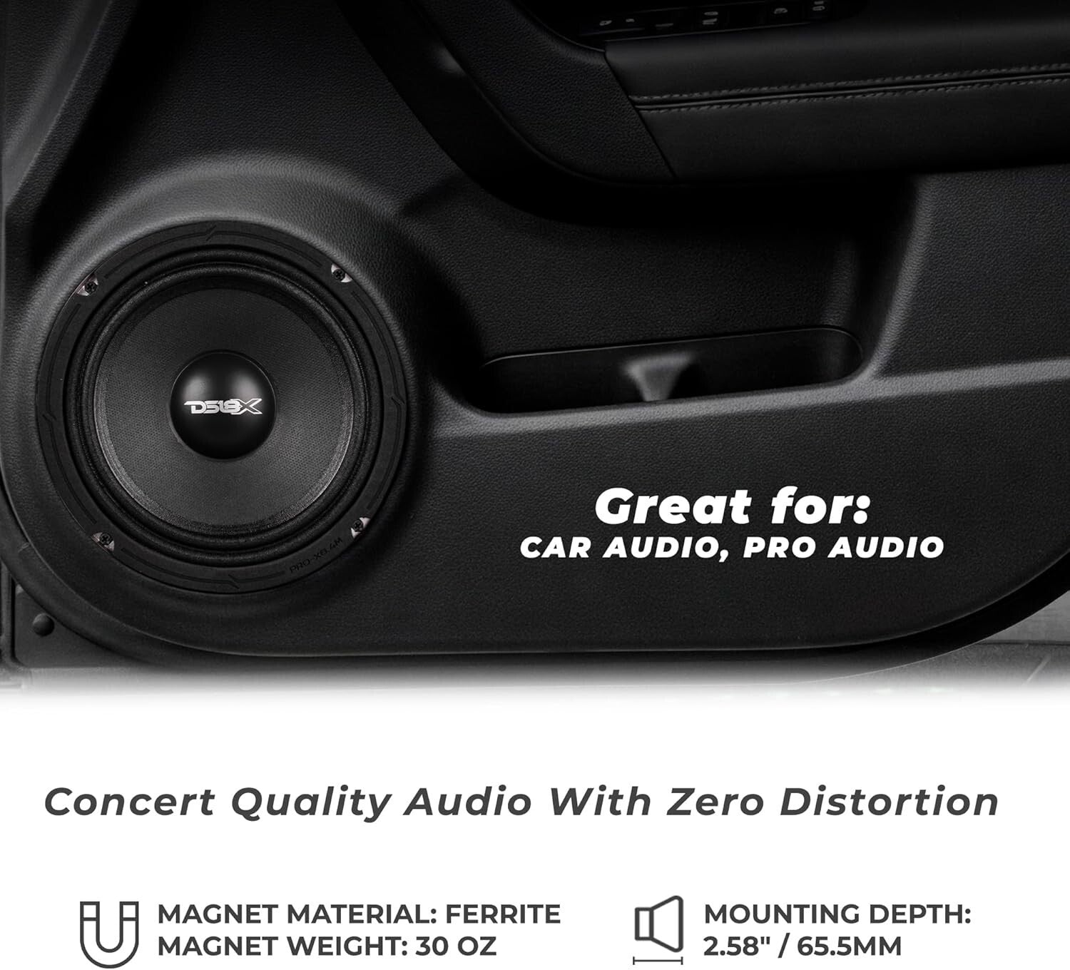 6.5" Midrange Loudspeaker - Premium 250W RMS for Enhanced Audio Experience