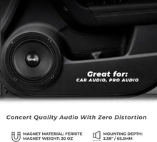Load image into Gallery viewer, 6.5" Midrange Loudspeaker - Premium 250W RMS for Enhanced Audio Experience