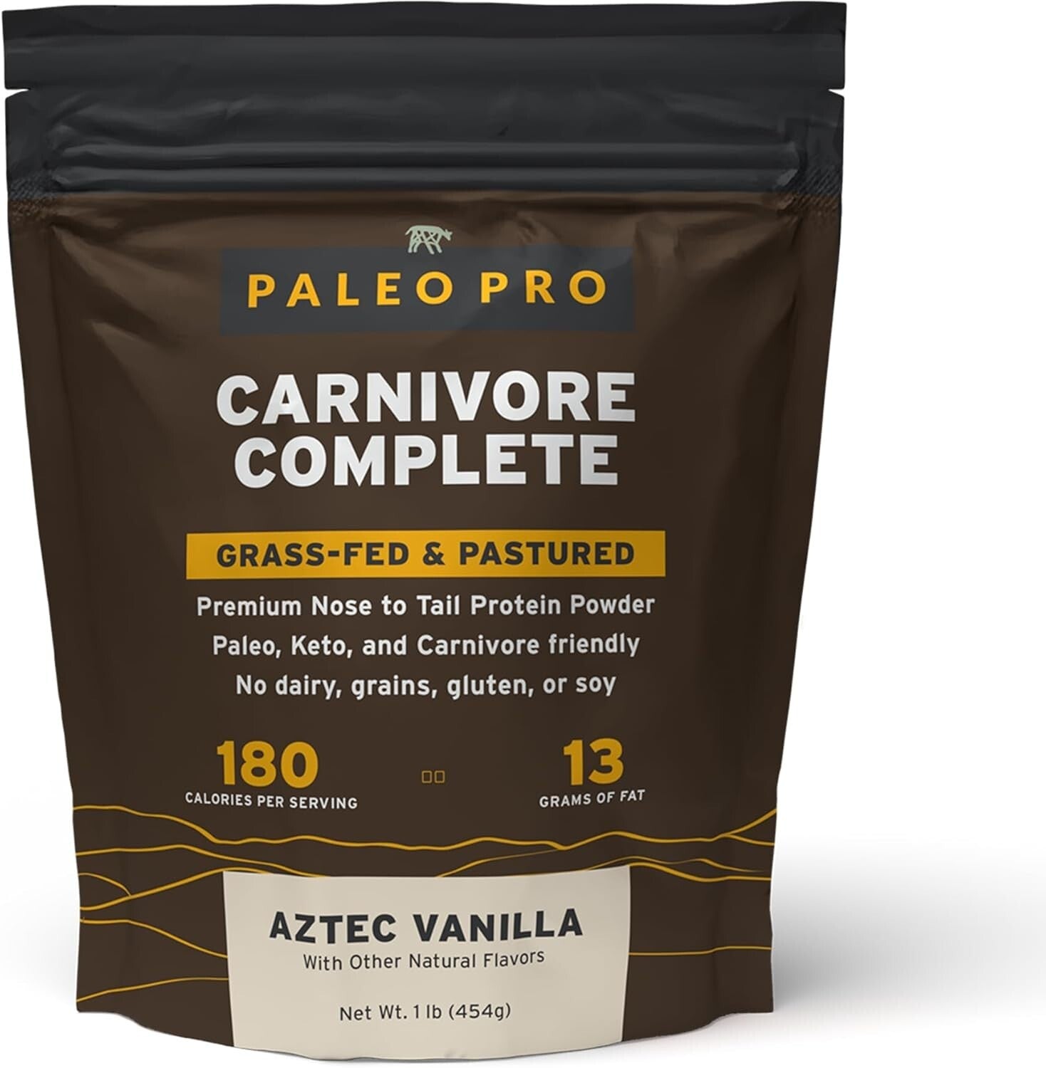 Paleo & Keto Protein Powder - Cage-Free Egg & Grass-Fed Beef Organs, 15 Servings