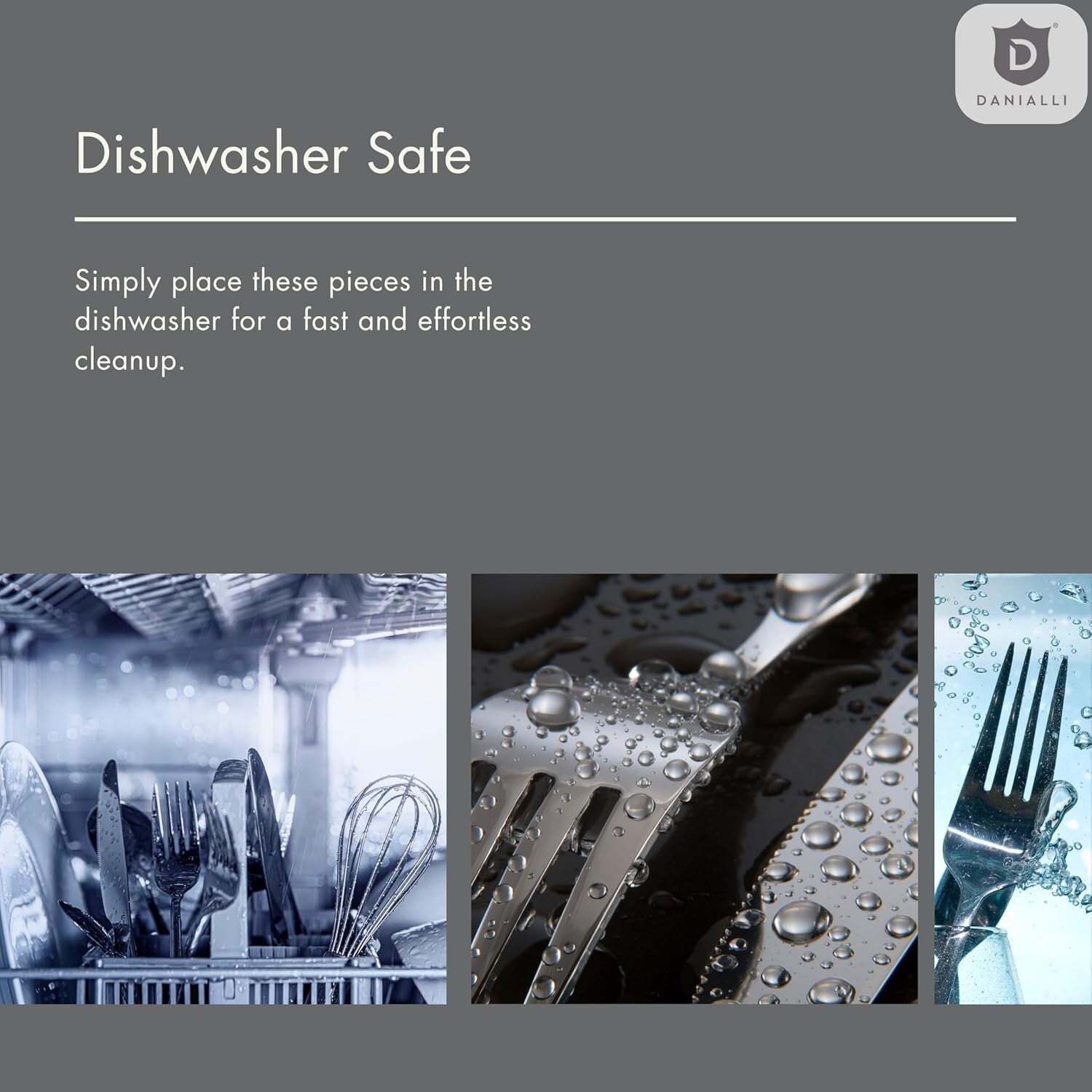 Luxurious 30-Piece Hammered Stainless Steel Silverware Set for 6—Dishwasher Safe