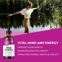 Load image into Gallery viewer, Natural Milk Thistle Extract in a Versatile 115 mL Bottle – Easy Daily Use