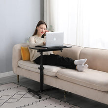 Load image into Gallery viewer, Rolling Hospital Bedside Table - Modern Tilting Laptop Cart with Locking Wheels