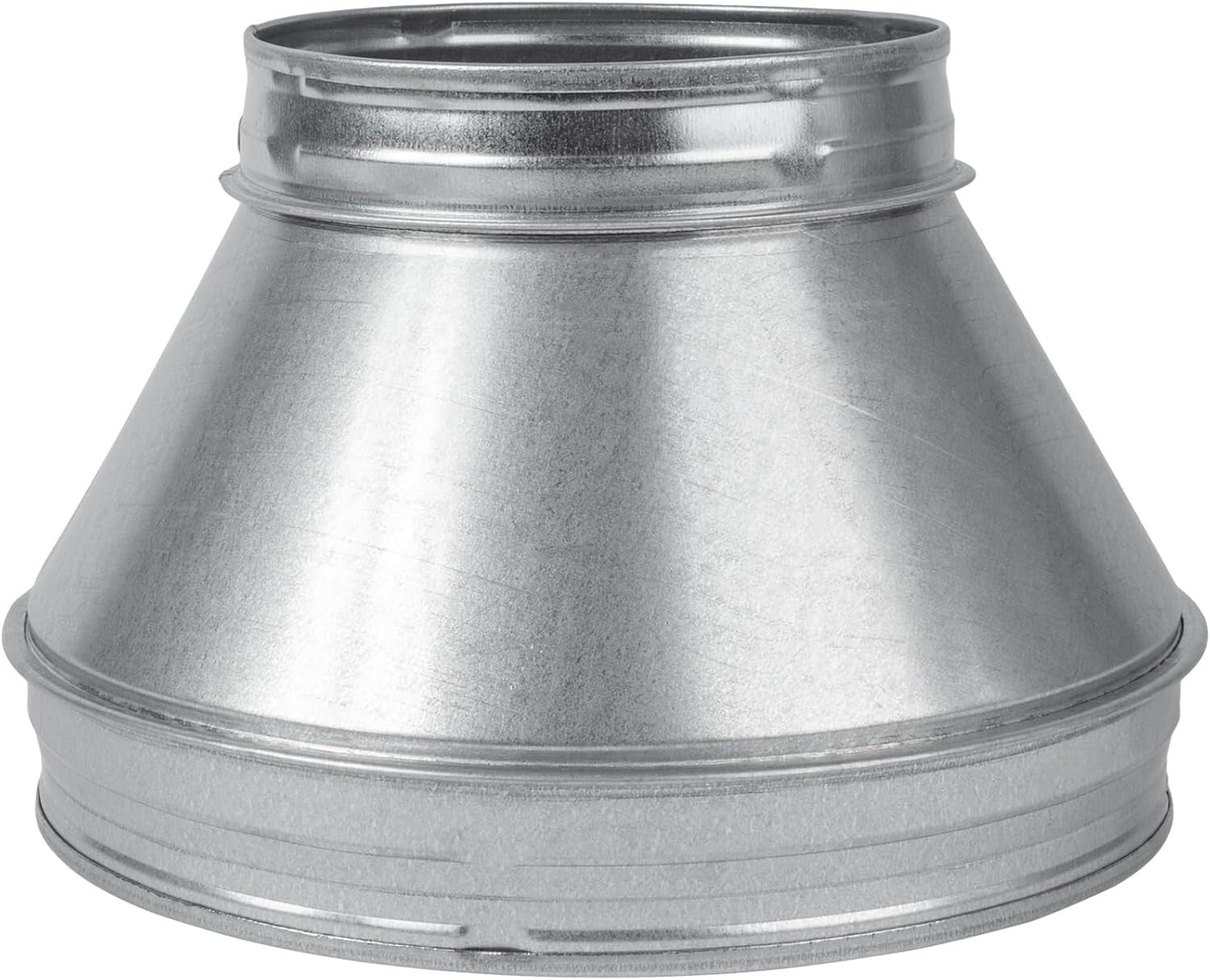 10" to 6" Galvanized Steel Duct Adapter - Perfect for HVAC & Volume Control