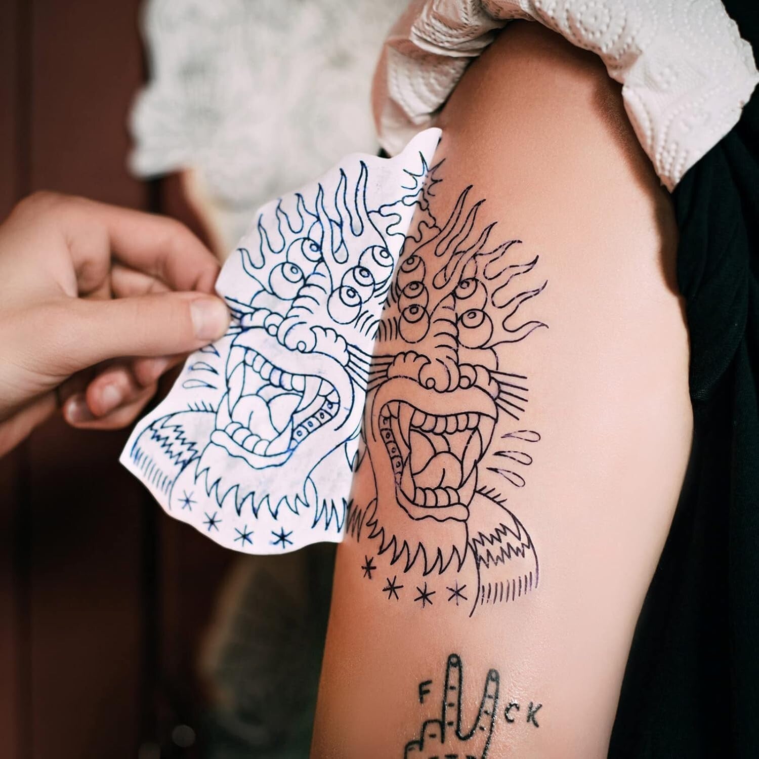 A4 Sized Tattoo Stencil Paper, 300 Sheets - Ideal for Tattoo Artists & Hobbyists