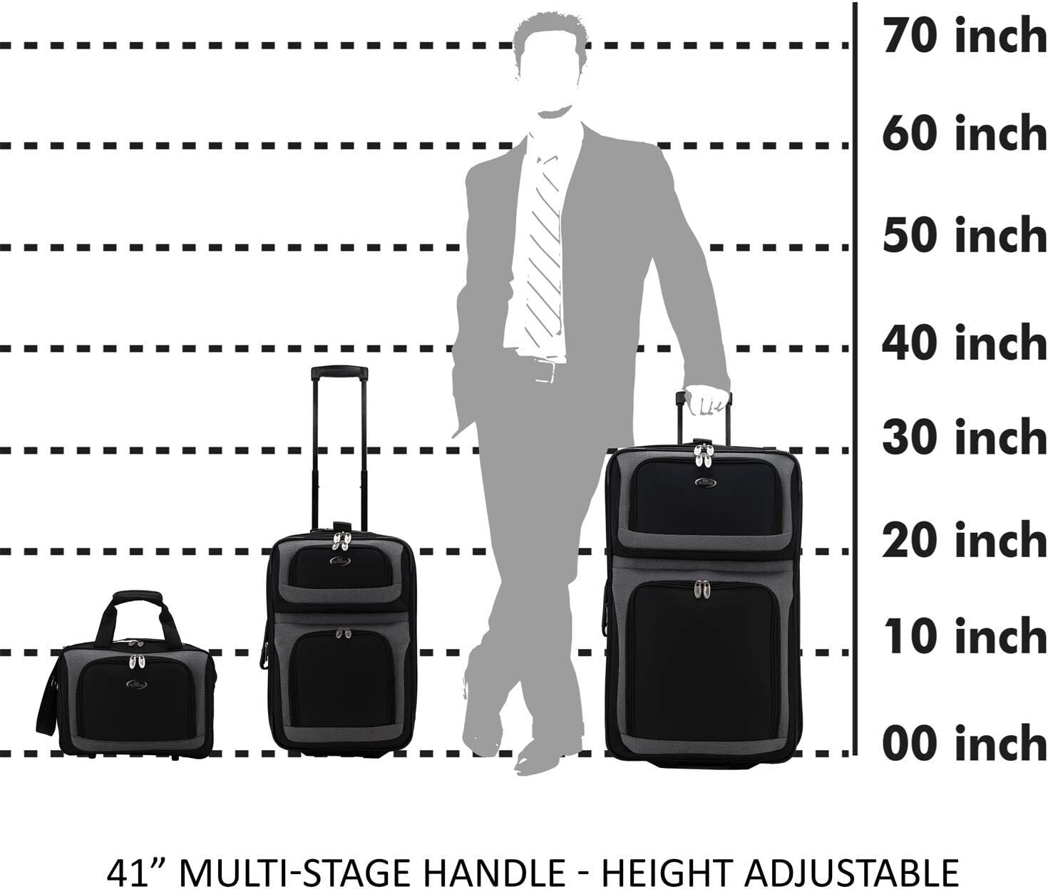 Durable and Expandable New Yorker Travel Luggage Set - Perfect for All Journeys