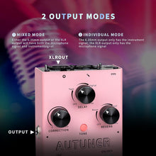 Load image into Gallery viewer, Precise Pitch Correction and Reverb Delay Vocal Effects Processor for Guitarists