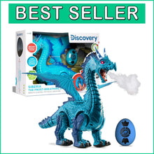 Load image into Gallery viewer, Large Remote Control Dragon Toy with Wing-Flapping, Roaring &amp; Light-Up Features