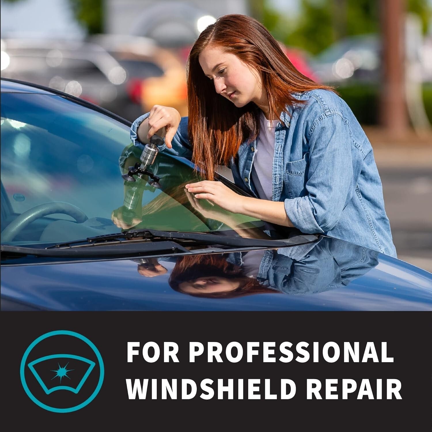 Professional Amber Glass Repair Resin - Ideal for Long-Lasting Windshield Fixes