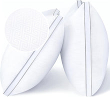 Load image into Gallery viewer, Dual Pack Standard Bed Pillows – Down Alternative, Oeko-Tex Certified Quality