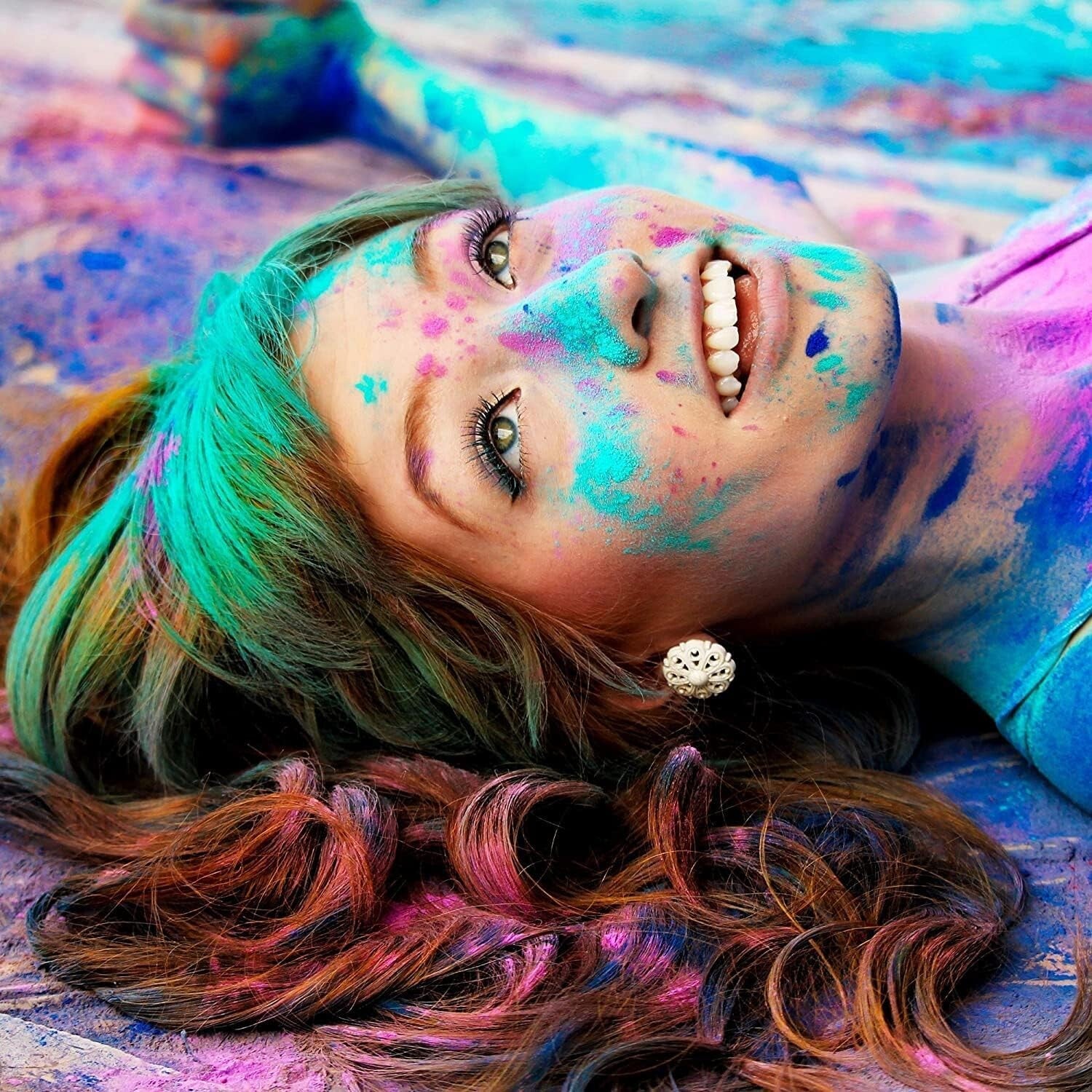 10-Pack 1 lb Non-Toxic Rainbow Color Powder for Vibrant Events and Celebrations