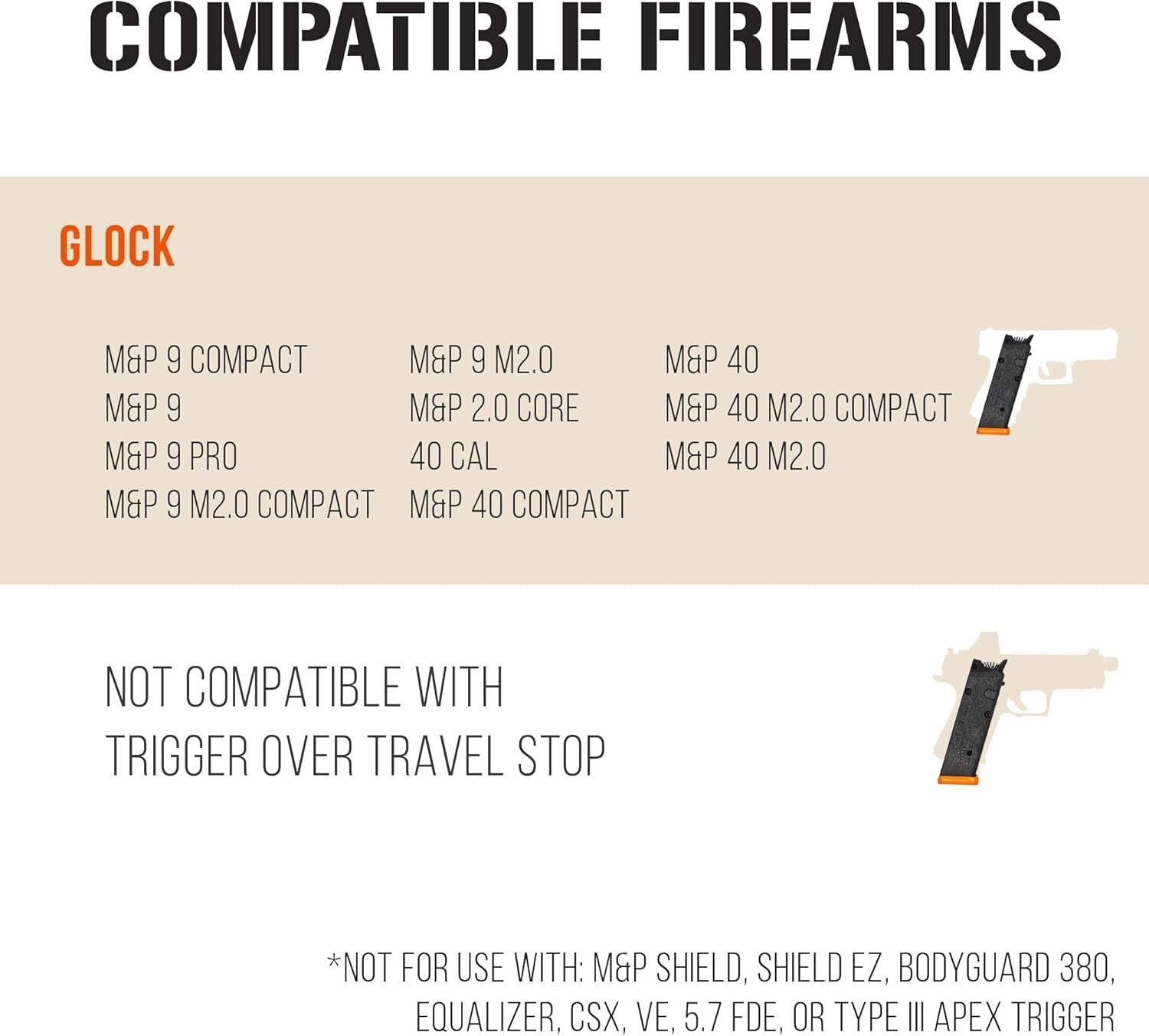 Dry Fire Training Magazine for Smith & Wesson M&P | Adjustable Trigger Weight