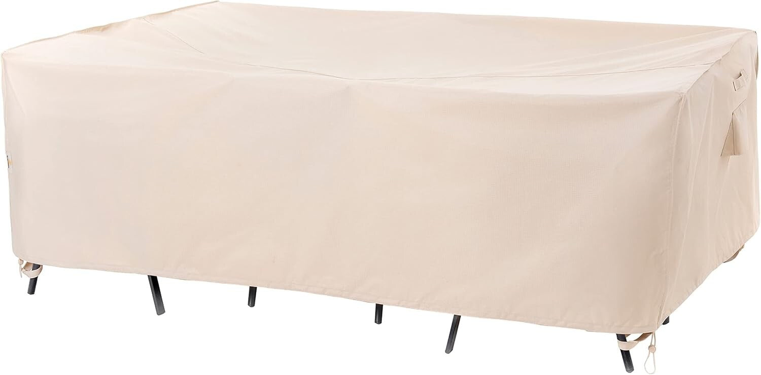 Extra Large Waterproof Patio Furniture Covers 140"x86" - Heavy Duty Protection