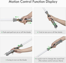 Load image into Gallery viewer, Aluminium Alloy RGBX Light Saber - Infinite Color Change &amp; Heavy Dueling Support