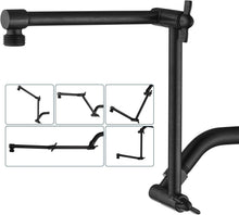 Load image into Gallery viewer, 14-Inch Brass Shower Arm Extender in Oil-Rubbed Bronze - Adjustable Height